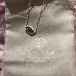 NWOT Kendra Scott Platinum Drusy Elisa!